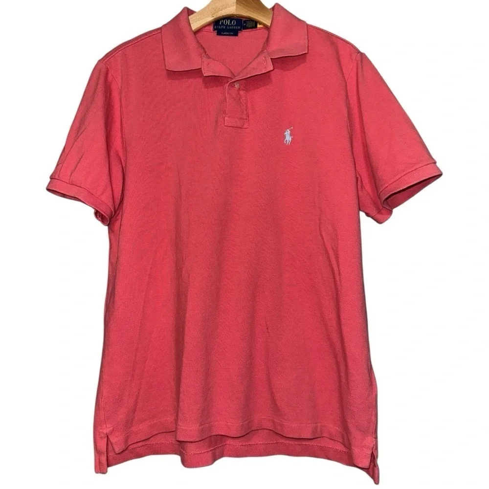 Polo Ralph Lauren Men’s Size M Watermelon Red Short Sleeve Polo Shirt